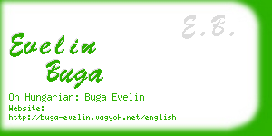 evelin buga business card